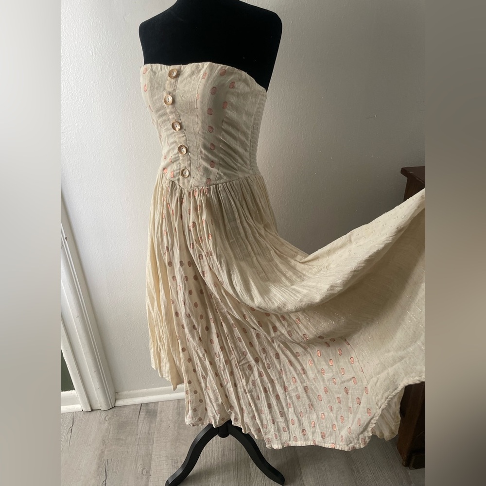 Free People strapless sundress